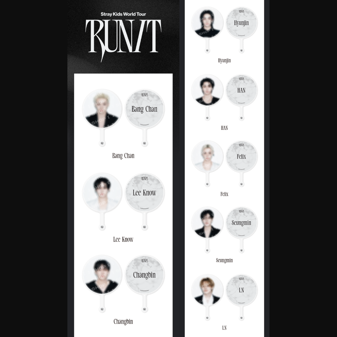 [PREORDER DEADLINE 3/8] Stray Kids World Tour <RUN IT SEOUL> Official Merch - IMAGE PICKET