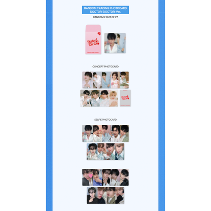 ZEROBASEONE ZB1 [BLUE PARADISE] RANDOM TRADING CARD SET