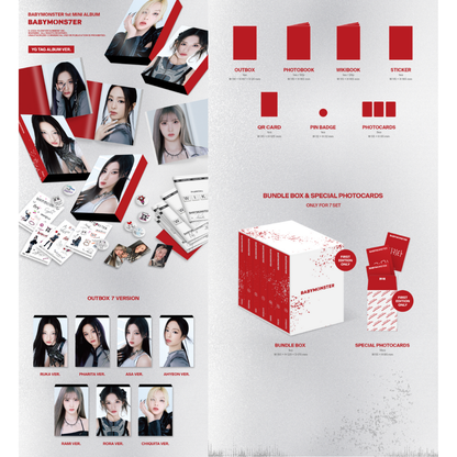 BABYMONSTER 1st Mini Album BABYMONS7ER - YG TAG ALBUM