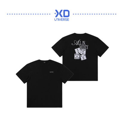 [PREORDER DEADLINE 15/8] ITZY The 5th Fan Meeting 있지 믿지, 날자! “ALL IN, MIDZY” OFFICIAL MERCH - T-SHIRT