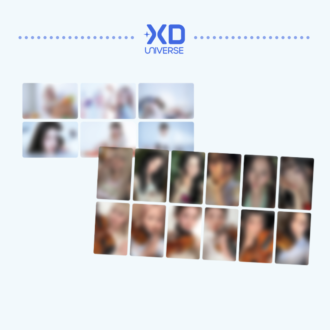 NMIXX [Heavy Serenade] POP-UP STORE OFFICIAL MERCH - LENTICULAR TRADING CARD