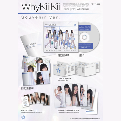 KiiiKiii 3rd EP Album [WhyKiiiKiii] - SOUVENIR ver. (DIGIPACK)