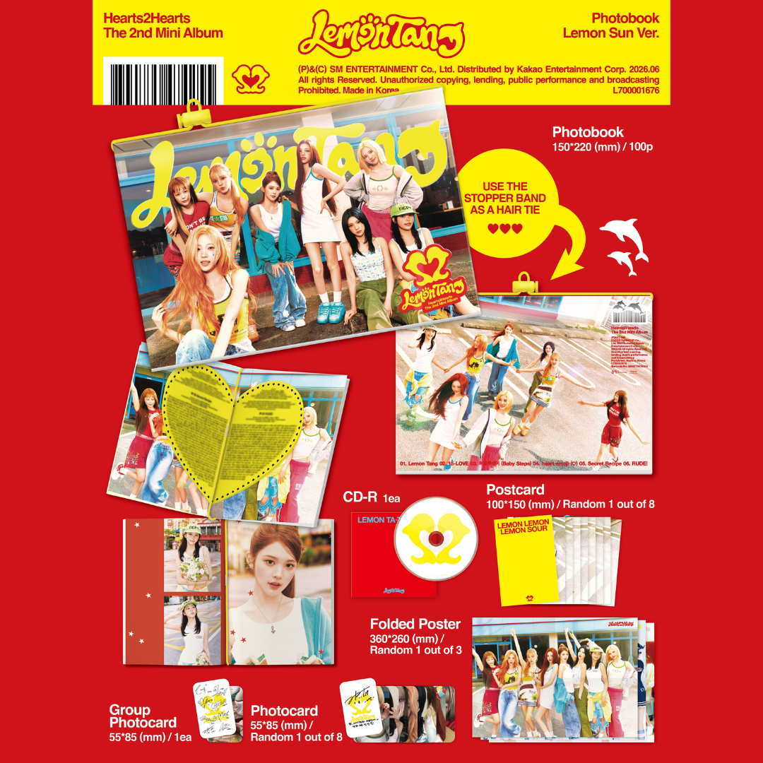 Hearts2Hearts The 2nd Mini Album [Lemon Tang] - Photobook Ver.