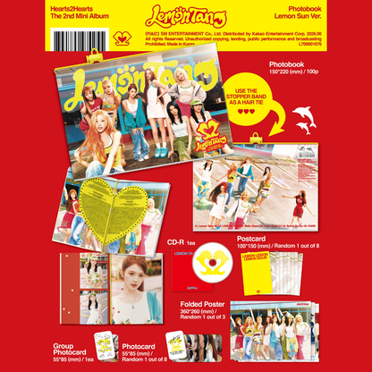 Hearts2Hearts The 2nd Mini Album [Lemon Tang] - Photobook Ver.