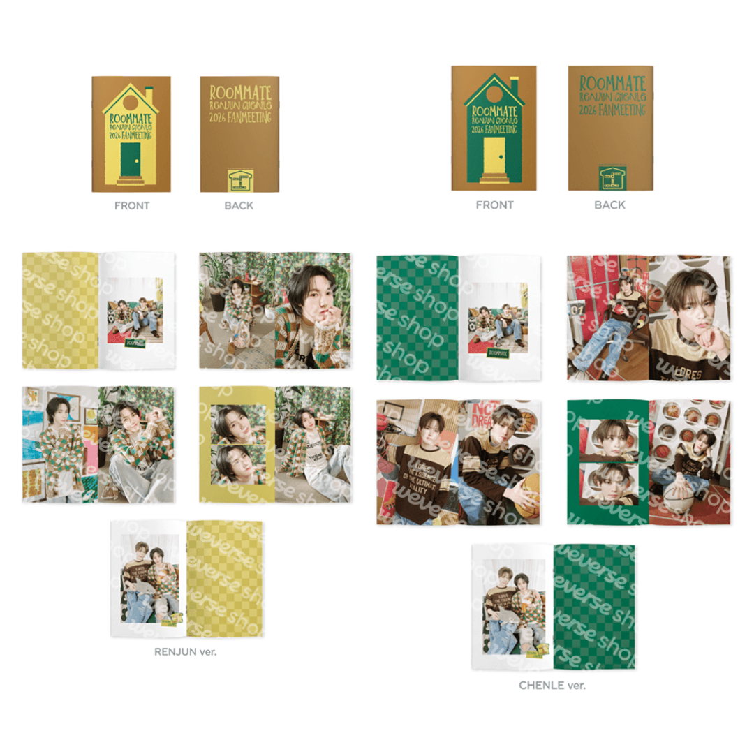 [PREORDER DEADLINE 10/7] NCT DREAM RENJUN & CHENLE FANMEETING [ROOMMATE] OFFICIAL MD - MINI PHOTOBOOK