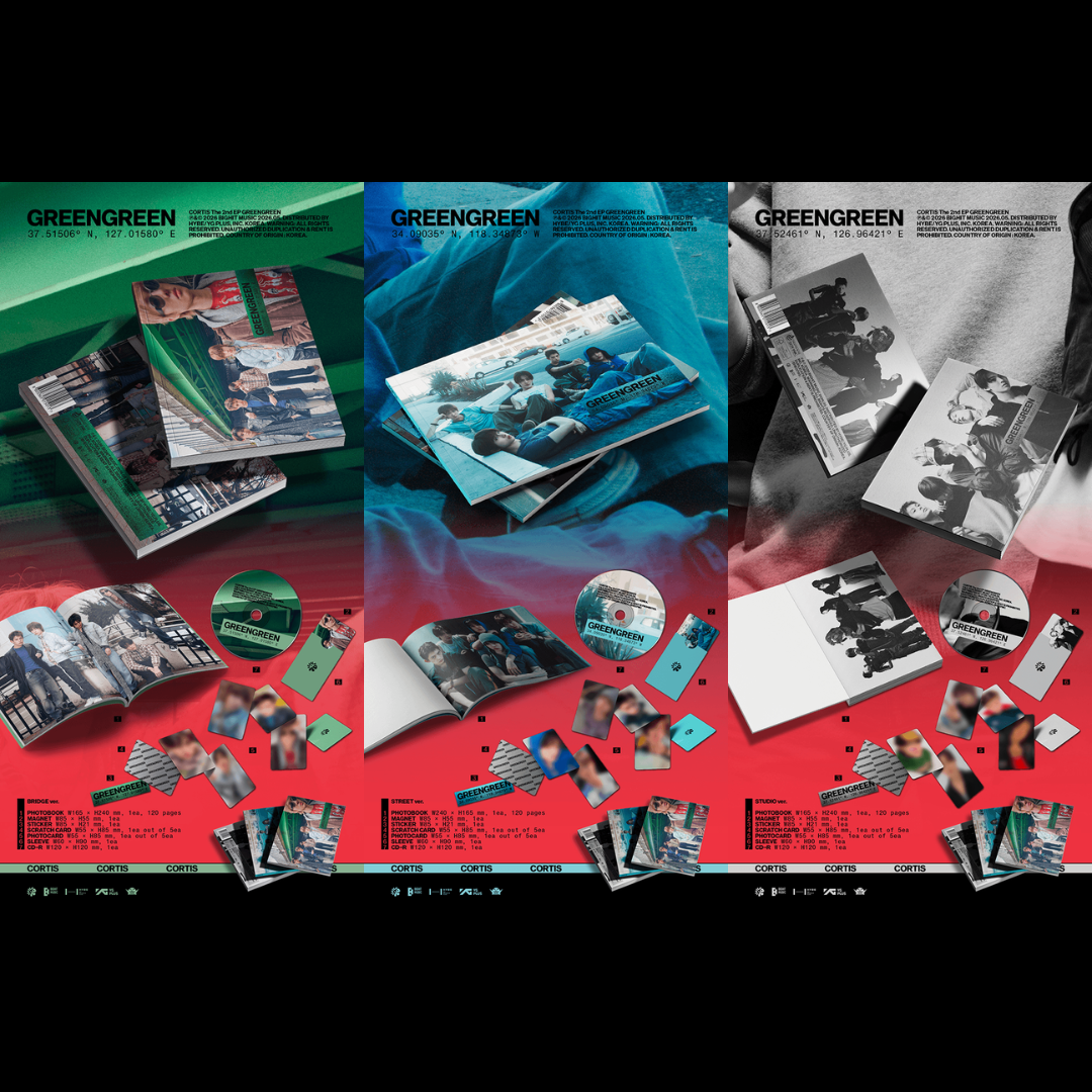 [PREORDER DEADLINE 27/8] CORTIS The 2nd EP [GREENGREEN] [PYPD BIRTHDAY PARTY] - STANDARD