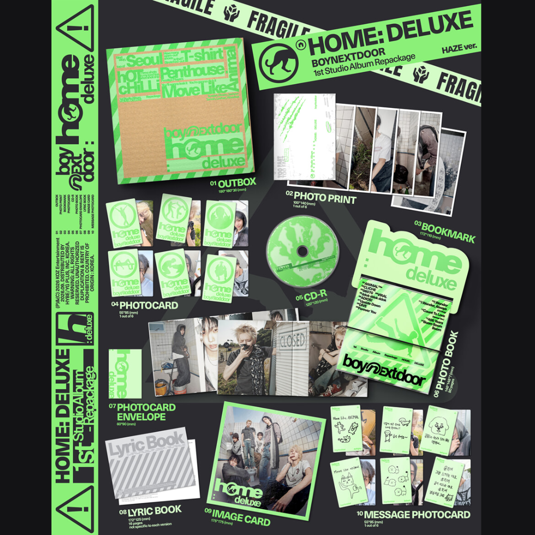 [PREORDER] BOYNEXTDOOR 1st Studio Album Repackage [HOME: DELUXE] (SIGNED)