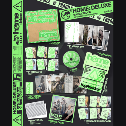 [PREORDER] BOYNEXTDOOR 1st Studio Album Repackage [HOME: DELUXE] (SIGNED)