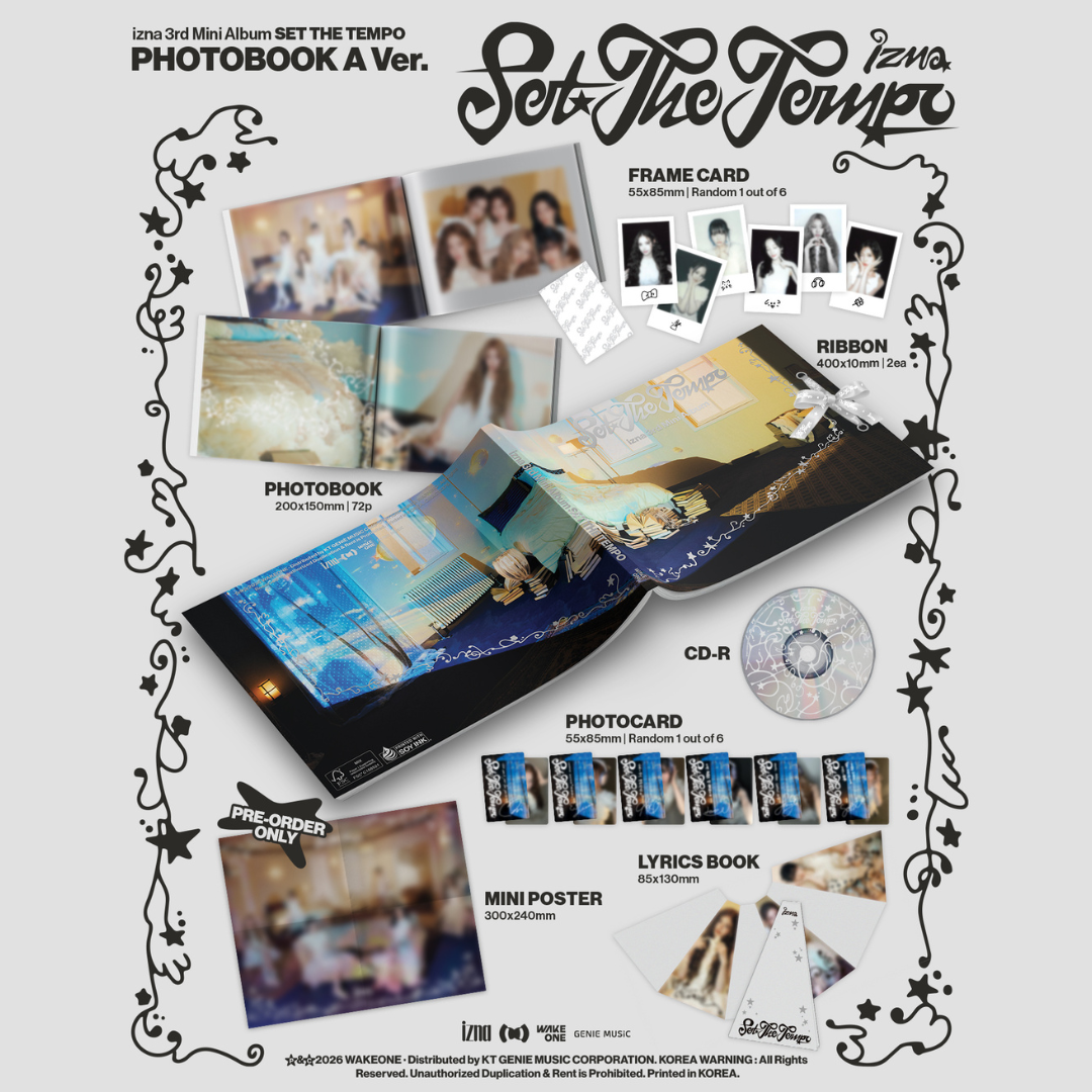 izna 3rd Mini Album 'SET THE TEMPO' - PHOTOBOOK VER.