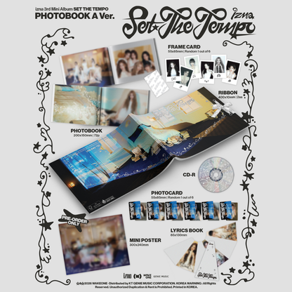 izna 3rd Mini Album 'SET THE TEMPO' - PHOTOBOOK VER.