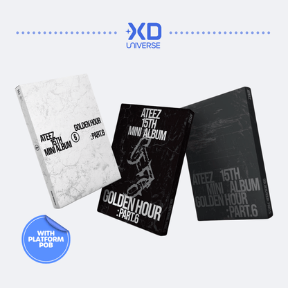 [PREORDER DEADLINE 10/11] ATEEZ 15th Mini Album [GOLDEN HOUR: Part.6] - Standard Ver.