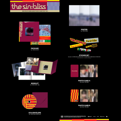 [PREORDER DEADLINE 18/8] ENHYPEN THE SIN : BLISS ALBUM - Standard Ver.