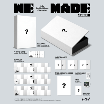 [PREORDER DEADLINE 3/7] i-dle 9th Mini Album [We made] - A Ver.