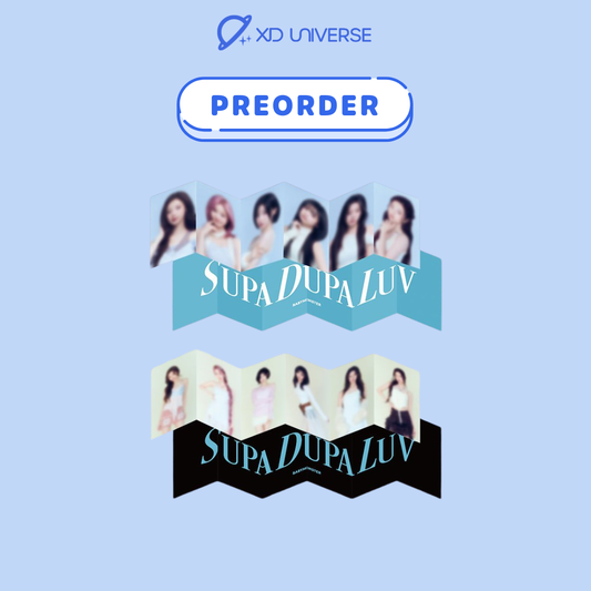 [PREORDER] BABYMONSTER [WE GO UP] 'SUPA DUPA LUV' OFFICIAL MD - MINI ACCORDION PHOTO BOOK