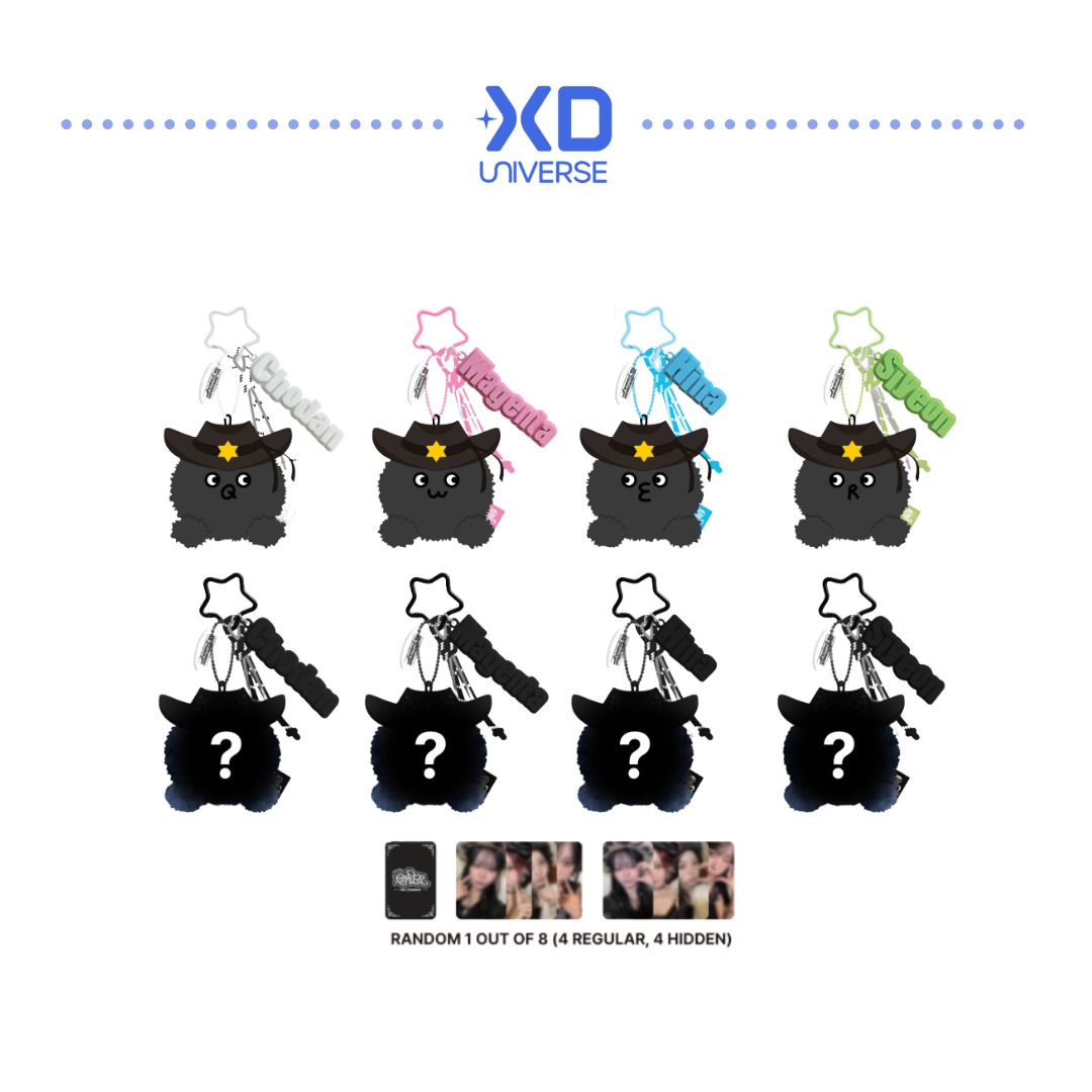 [PREORDER DEADLINE 23/10] QWER 3RD ANNIVERSARY POP-UP Official MD - STARSIGN ROCK VOICE KEYRING