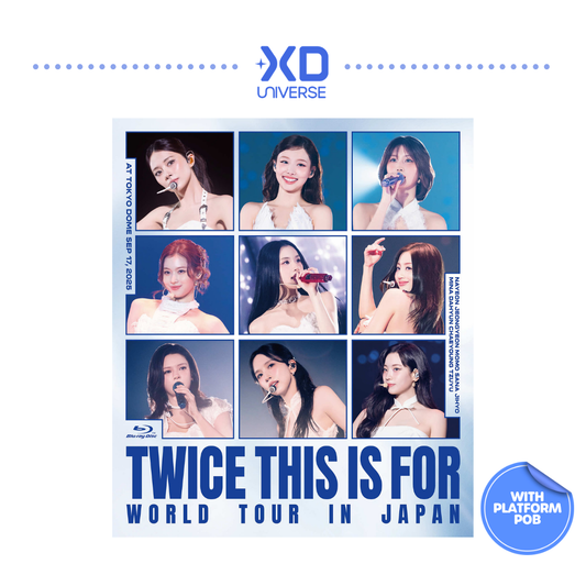 [PREORDER DEADLINE 24/8] TWICE LIVE DVD & Blu-ray『TWICE <THIS IS FOR> WORLD TOUR IN JAPAN』- Regular Edition Blu-ray