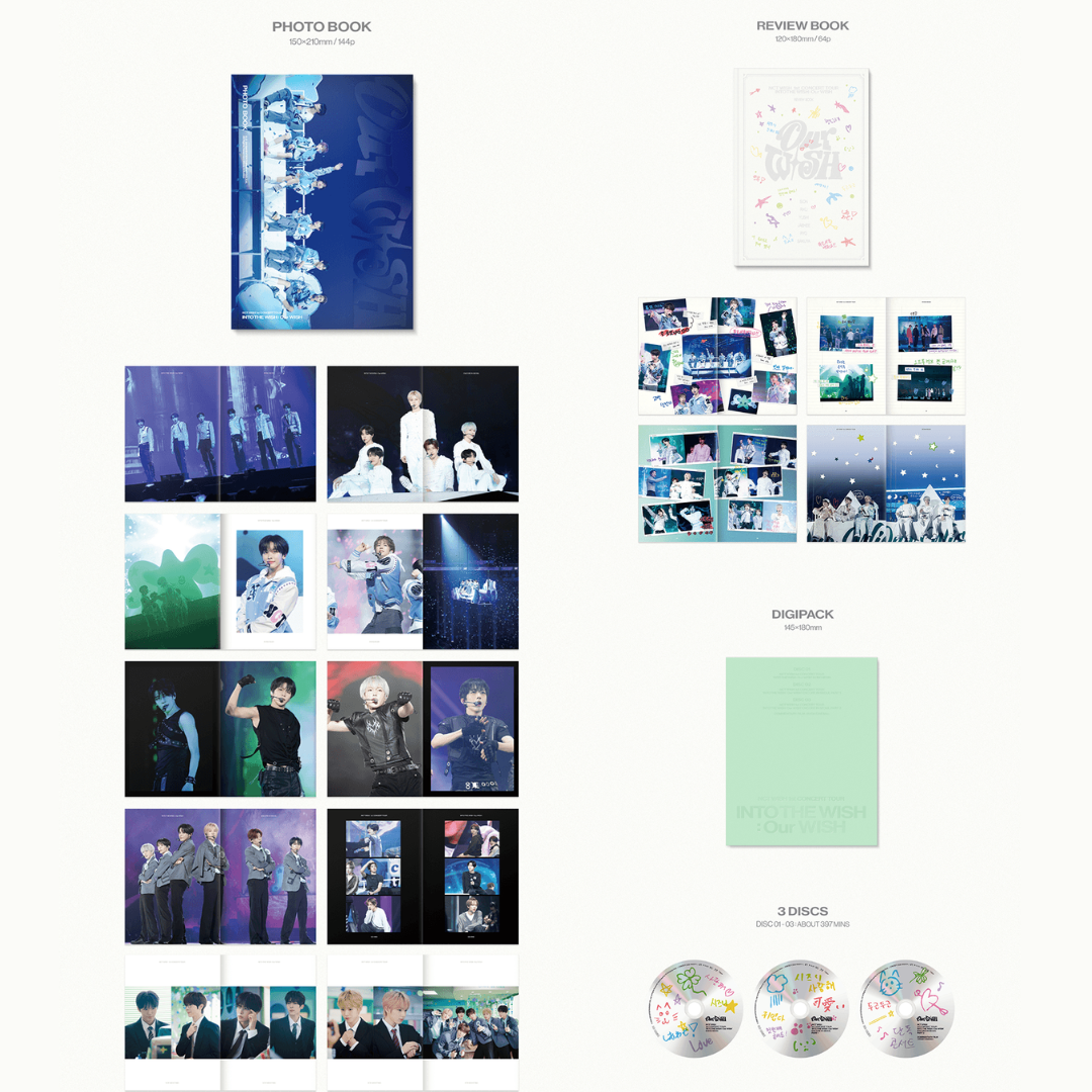 [PREORDER DEADLINE 12/8] NCT WISH 1st CONCERT TOUR 'INTO THE WISH : Our WISH' - Blu-ray ver.