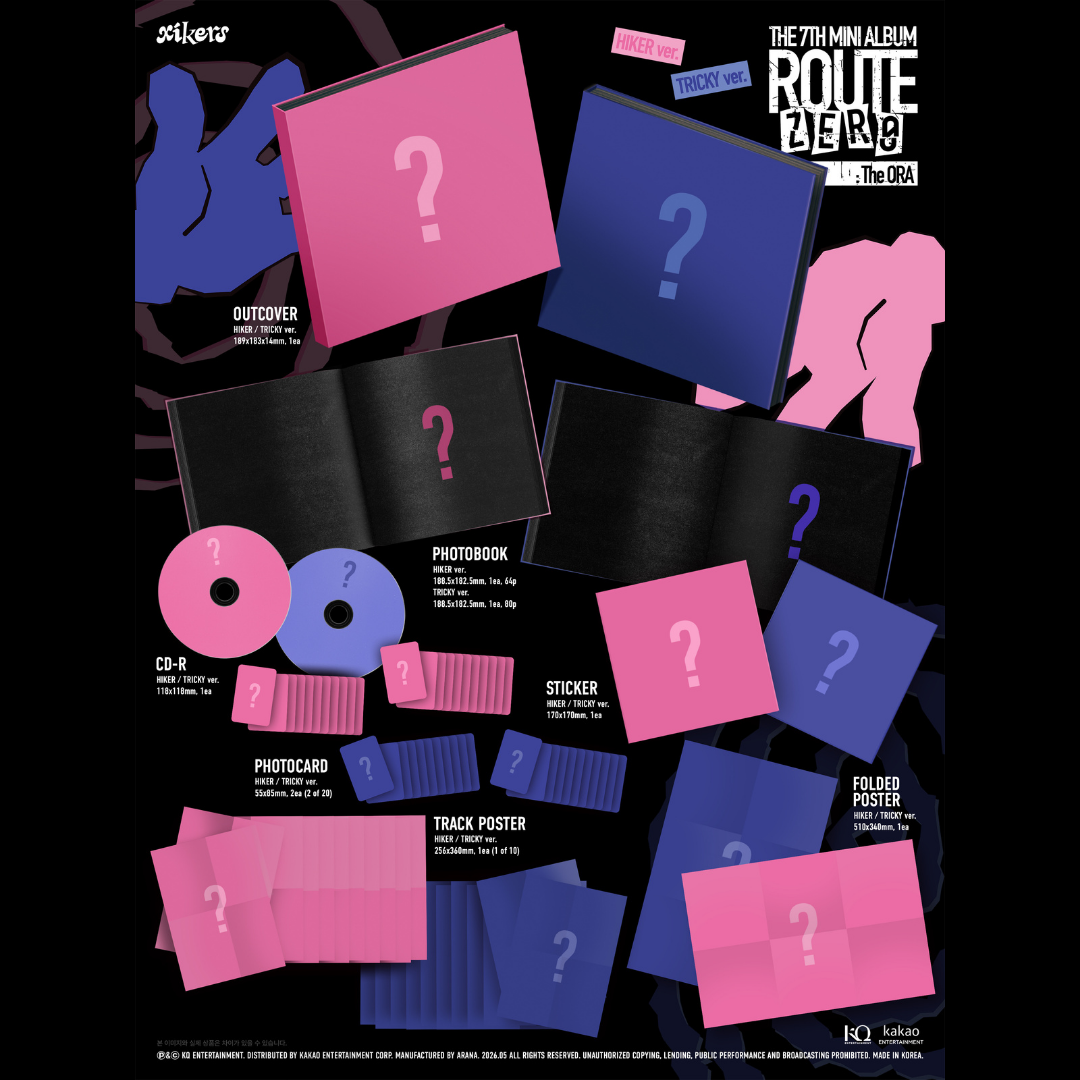 xikers 7TH MINI ALBUM [ROUTE ZERO : The ORA] - Standard ver.