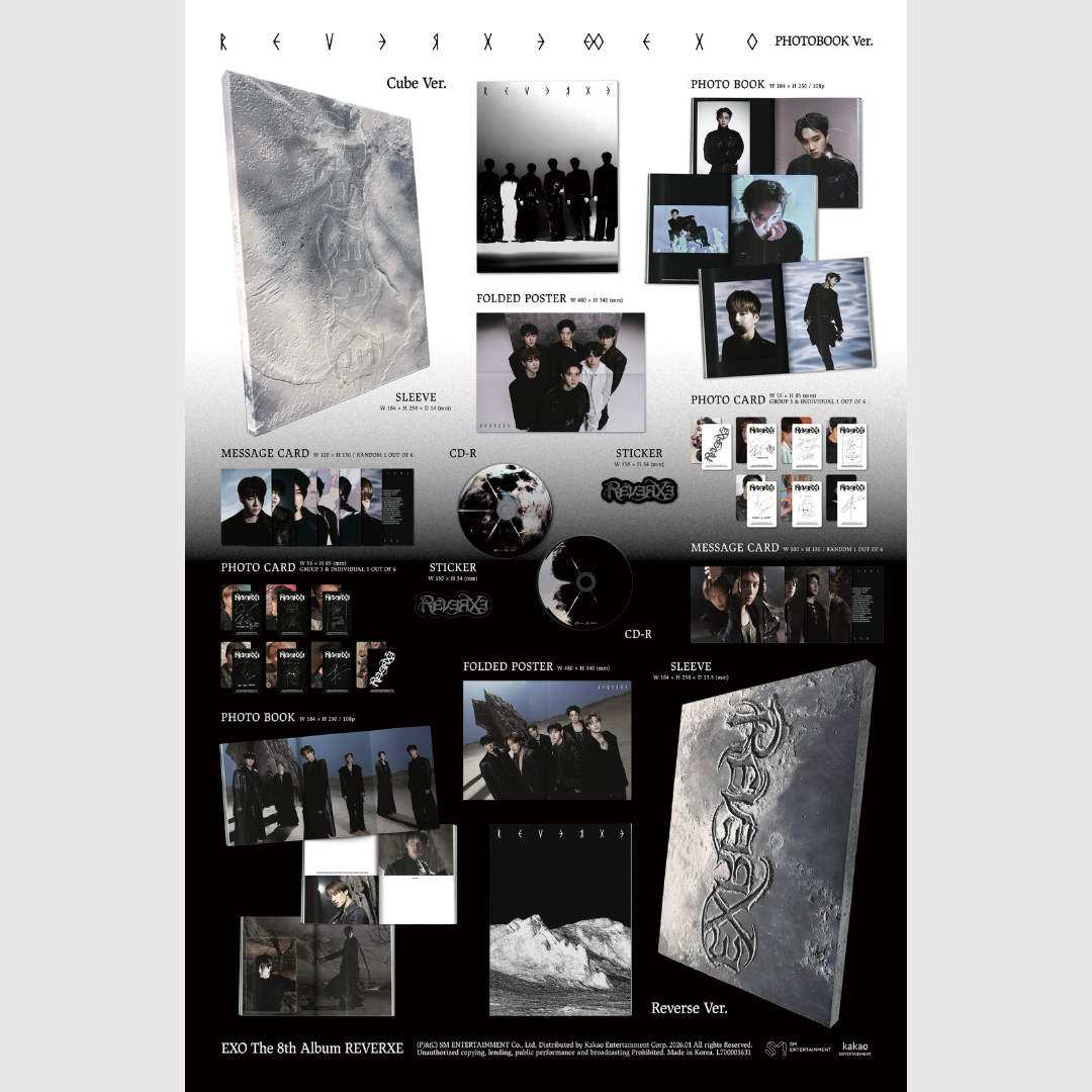 [PREORDER] EXO The 8th Album [REVERXE] - PHOTOBOOK Ver.