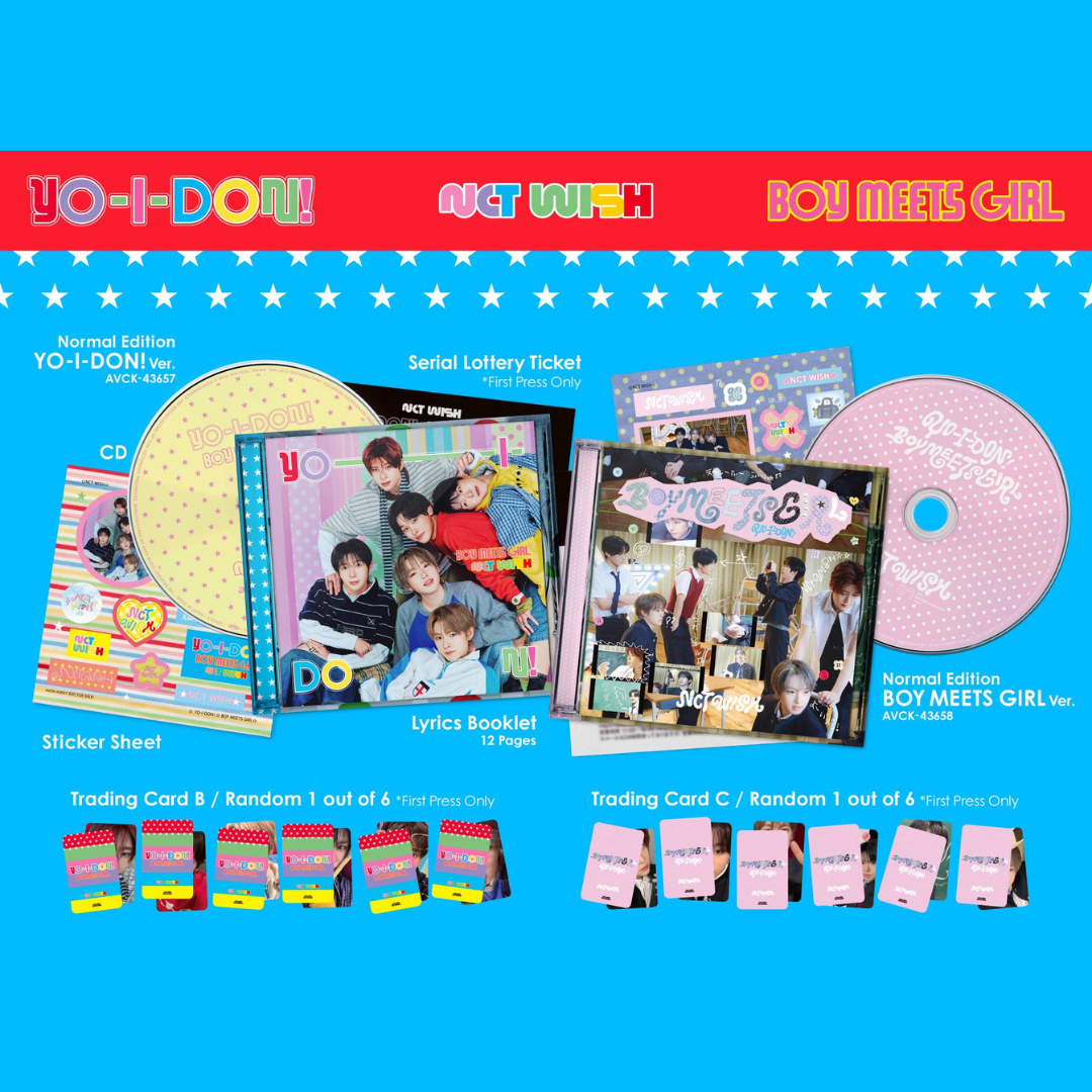 [PREORDER DEADLINE 12/7] NCT WISH Japan Double A-Side Single【YO-I-DON! / BOY MEETS GIRL】- Standard Edition
