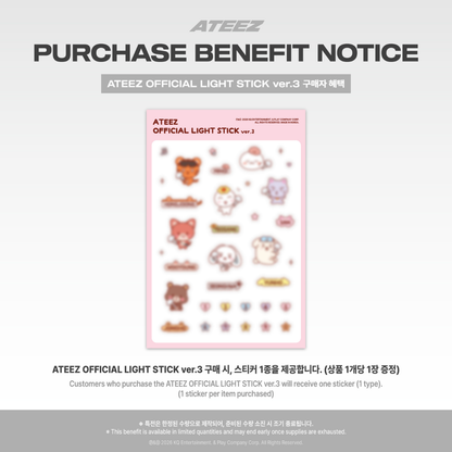 [PREORDER] ATEEZ OFFICIAL LIGHT STICK ver.3