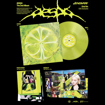 [PREORDER] aespa The 2nd Album 'LEMONADE' US Exclusive Vinyls