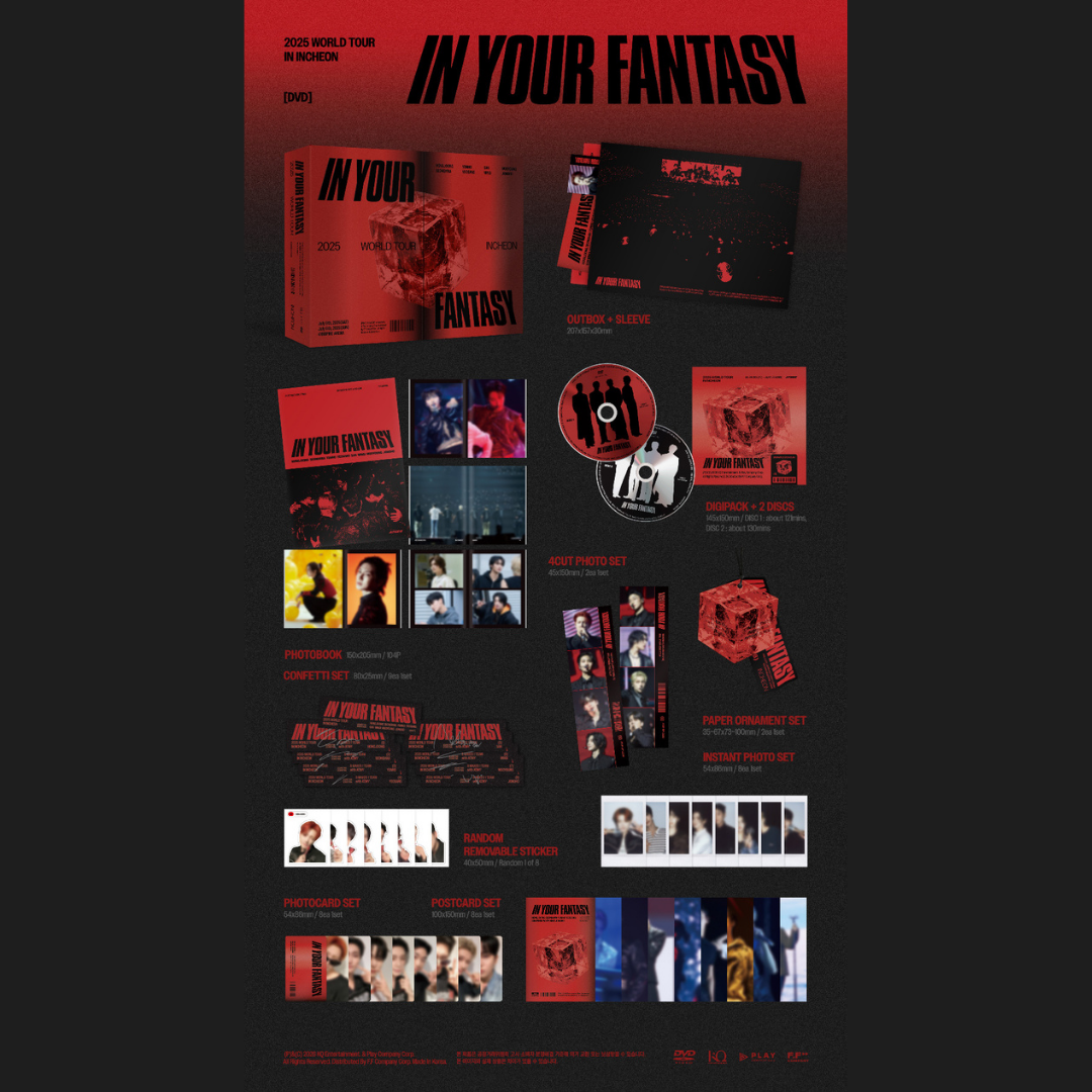 [PREORDER] ATEEZ 2025 WORLD TOUR [IN YOUR FANTASY] IN INCHEON DVD