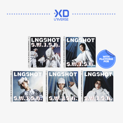 [PREORDER DEADLINE 7/11] LNGSHOT EP ALBUM [S.W.I.S.H.] - Standard ver.