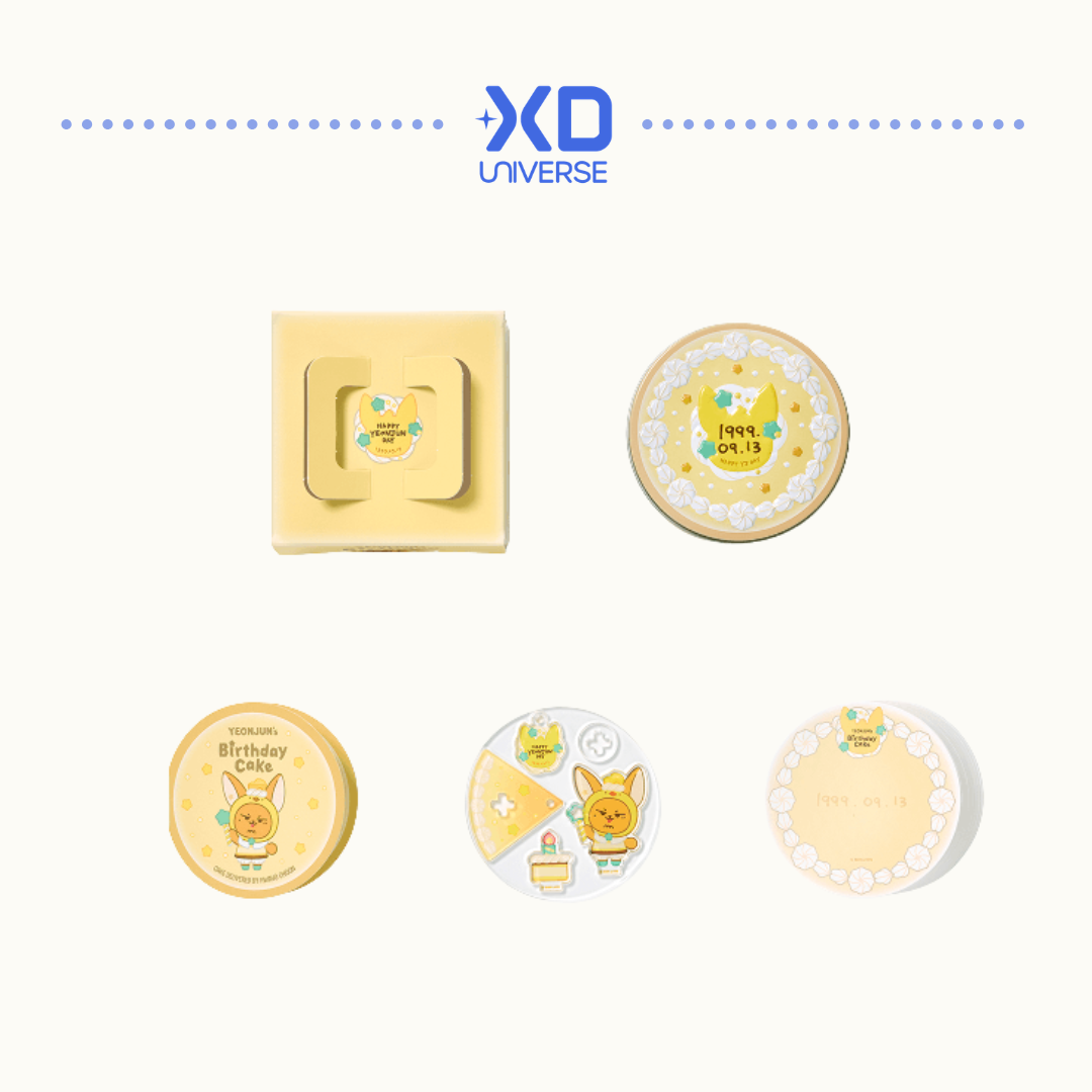 [PREORDER] TXT YEONJUN's Birthday Cake [Cake Delivered by HWANG CHOON] Merch - Tin Case Set