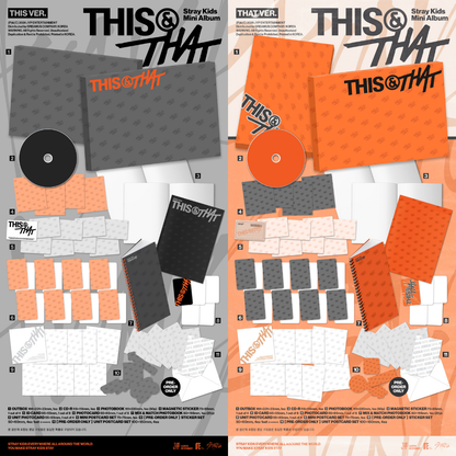 [PREORDER DEADLINE 4/8] Stray Kids "THIS & THAT" Album - THIS VER. / THAT VER.
