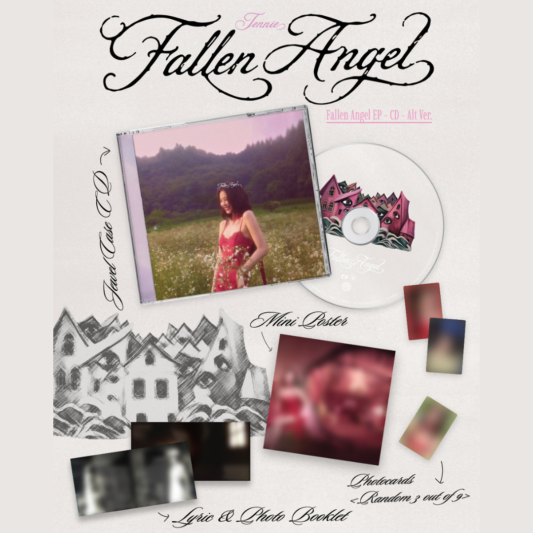 [PREORDER DEADLINE 27/10] BLACKPINK JENNIE FALLEN ANGEL EP - CD