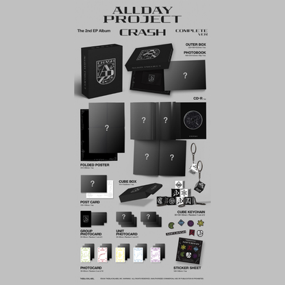 [PREORDER DEADLINE 25/9] ALLDAY PROJECT The 2nd EP Album 'CRASH' - COMPLETE ver.