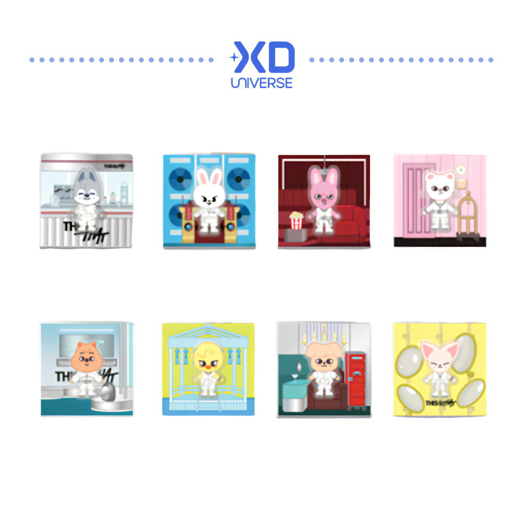 [PREORDER DEADLINE 18/8] Stray Kids "THIS & THAT" Pop-Up Store Official Merch - SKZOO Spinning Magnet