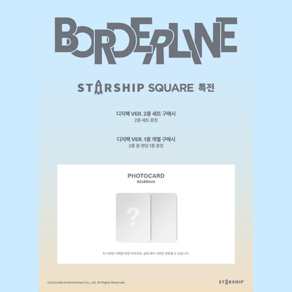 [PREORDER DEADLINE 3/7] MONSTA X KIHYUN EP [BORDERLINE] - DIGIPACK VER.