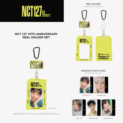 [PREORDER DEADLINE 10/7] NCT 127 10th ANNIVERSARY MERCHANDISE - REEL HOLDER SET