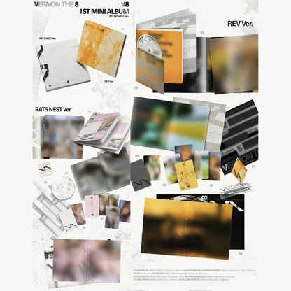[PREORDER DEADLINE 26/6] SEVENTEEN V8 1st Mini Album ‘V8’ - Standard (Japan)