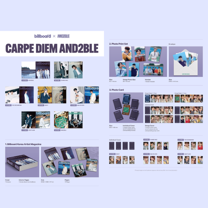 [PREORDER DEADLINE 4/9] AND2BLE Billboard Korea Artist Magazine