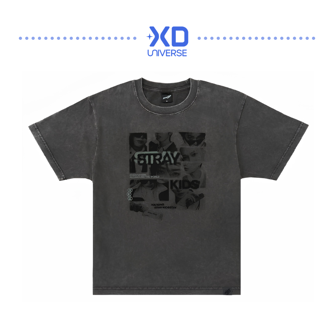 [PREORDER DEADLINE 22/10] Stray Kids World Tour <RUN IT JAPAN> Official Goods - Photo T-Shirt