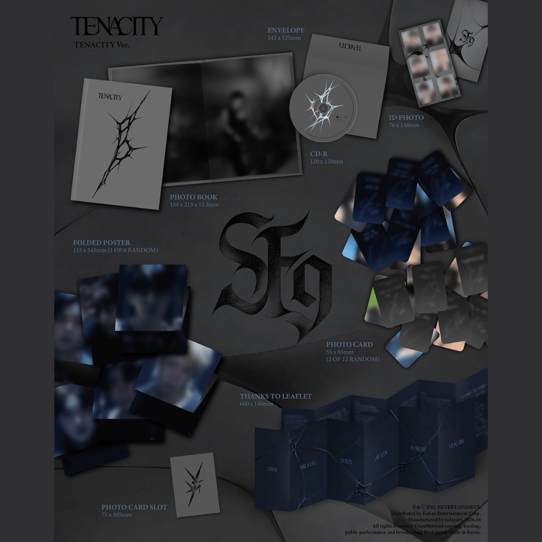 [PREORDER DEADLINE 23/8] SF9 2nd Album [TENACITY] - TENACITY VER.