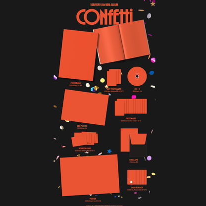[PREORDER DEADLINE 4/9] VERIVERY 8th MINI ALBUM [CONFETTI] - PHOTOBOOK VER.