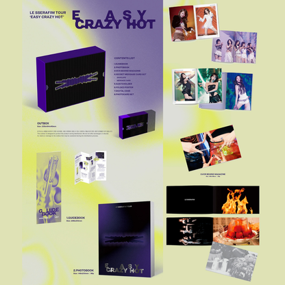 [PREORDER DEADLINE 30/6] LE SSERAFIM TOUR 'EASY CRAZY HOT' ENCORE IN SEOUL DC