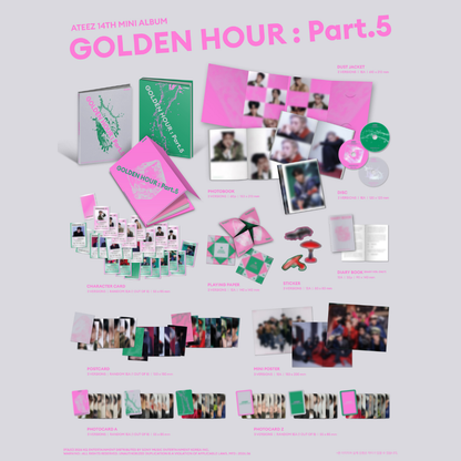 [PREORDER DEADLINE 23/6] ATEEZ GOLDEN HOUR : Part.5 ALBUM - STANDARD