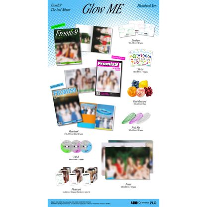 [PREORDER DEADLINE 18/7] fromis_9 THE 2ND ALBUM [Glow ME] - Photobook Ver.