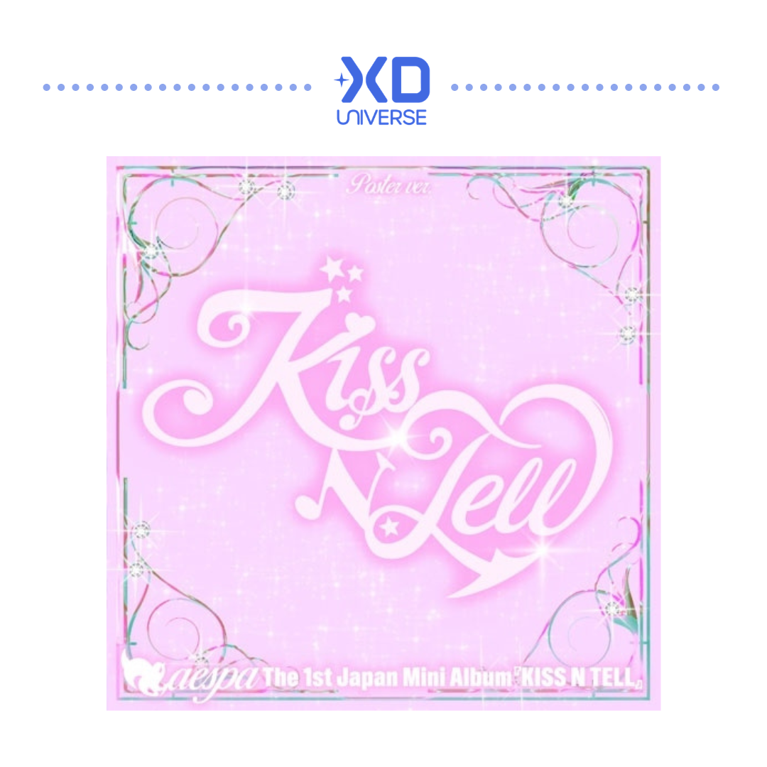 [PREORDER DEADLINE 20/7] aespa The 1st Japan Mini Album [KISS N TELL] - Poster Ver.