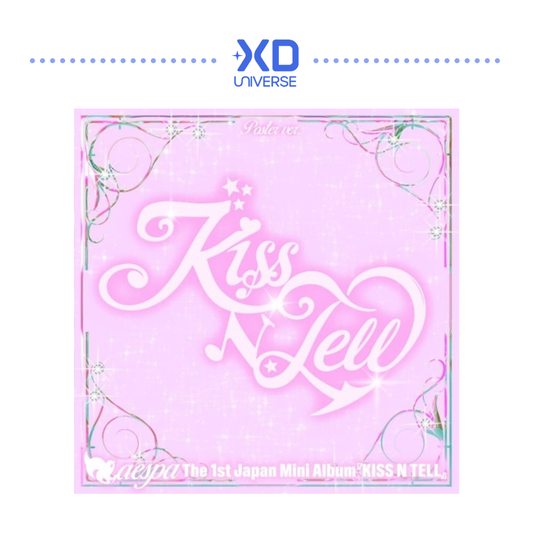 [PREORDER DEADLINE 20/7] aespa The 1st Japan Mini Album [KISS N TELL] - Poster Ver.