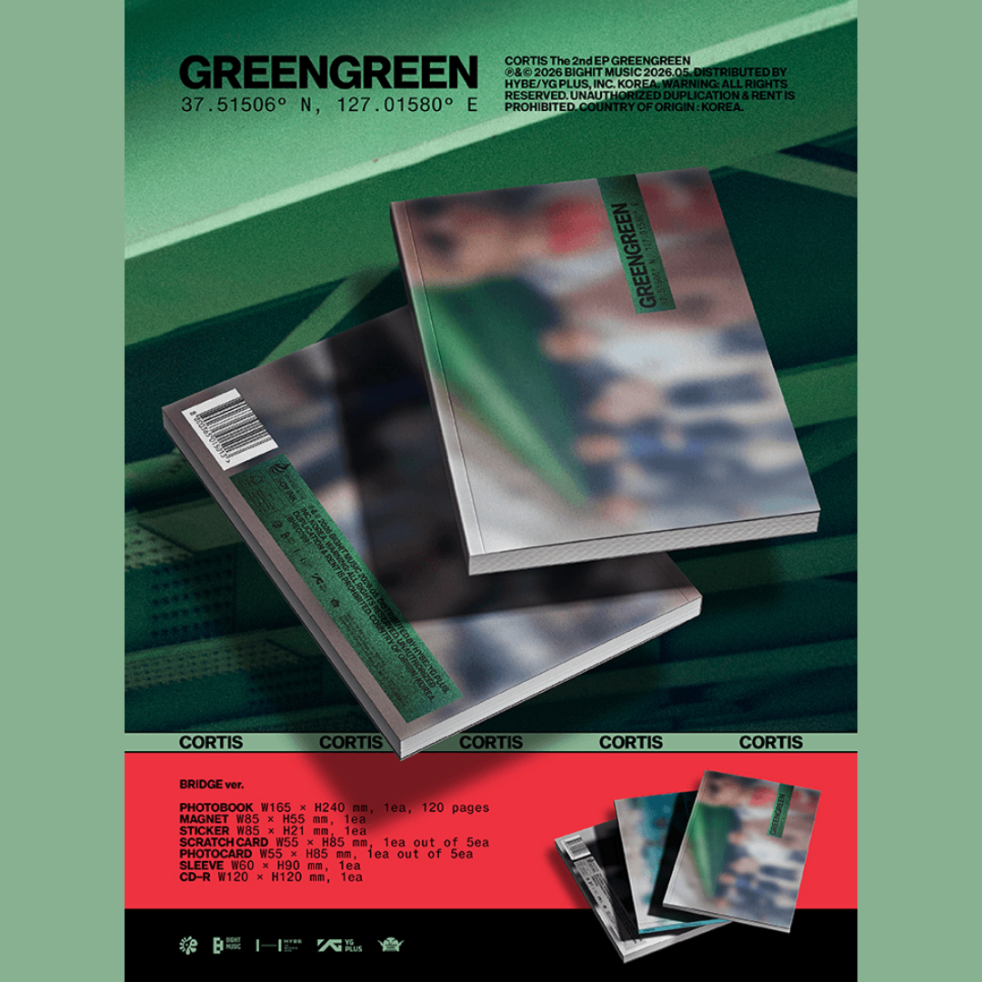 [PREORDER DEADLINE 1/5] CORTIS The 2nd EP [GREENGREEN] - STANDARD VER. [WEVERSE JAPAN POB]