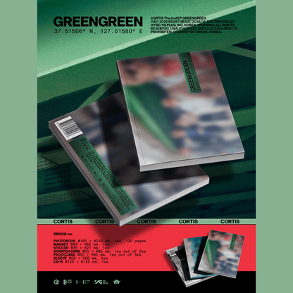 [PREORDER DEADLINE 1/5] CORTIS The 2nd EP [GREENGREEN] - STANDARD VER. [WEVERSE JAPAN POB]