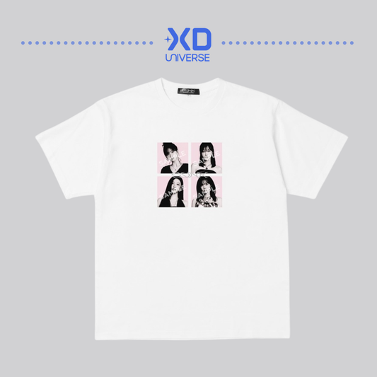 [PREORDER DEADLINE 28/4] aespa LIVE TOUR – SYNK : aeXIS LINE – in JAPAN [SPECIAL EDITION DOME TOUR] Official Merchandise - T-shirt Photo ver. (White)