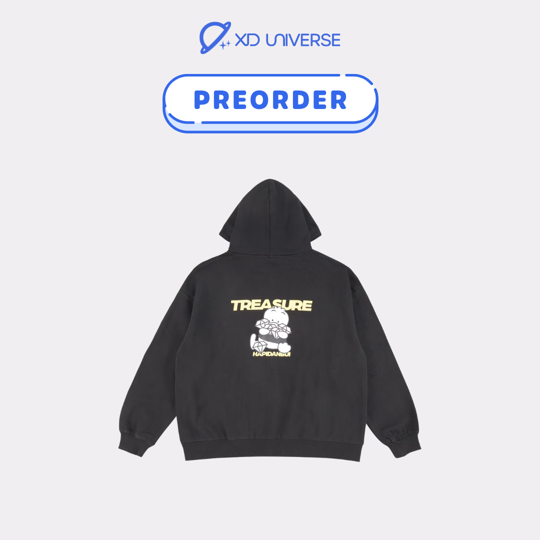 [PREORDER] "TREASURE×HAPIDANBUI" collaboration vol.3 GOODS - Zip-Up Hoodie (Pekkle)