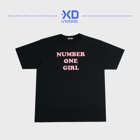 [PREORDER] ROSÉ ‘rosie’ OFFICIAL MERCH - NUMBER ONE GIRL BLACK T-SHIRT